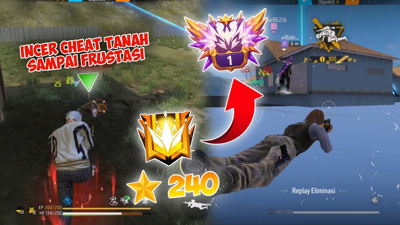 ASLI SERU BANGET!! Incer Cheat Dalam Tanah Sampai Frustasi | Tamatin Top Region CS Rank Season 35