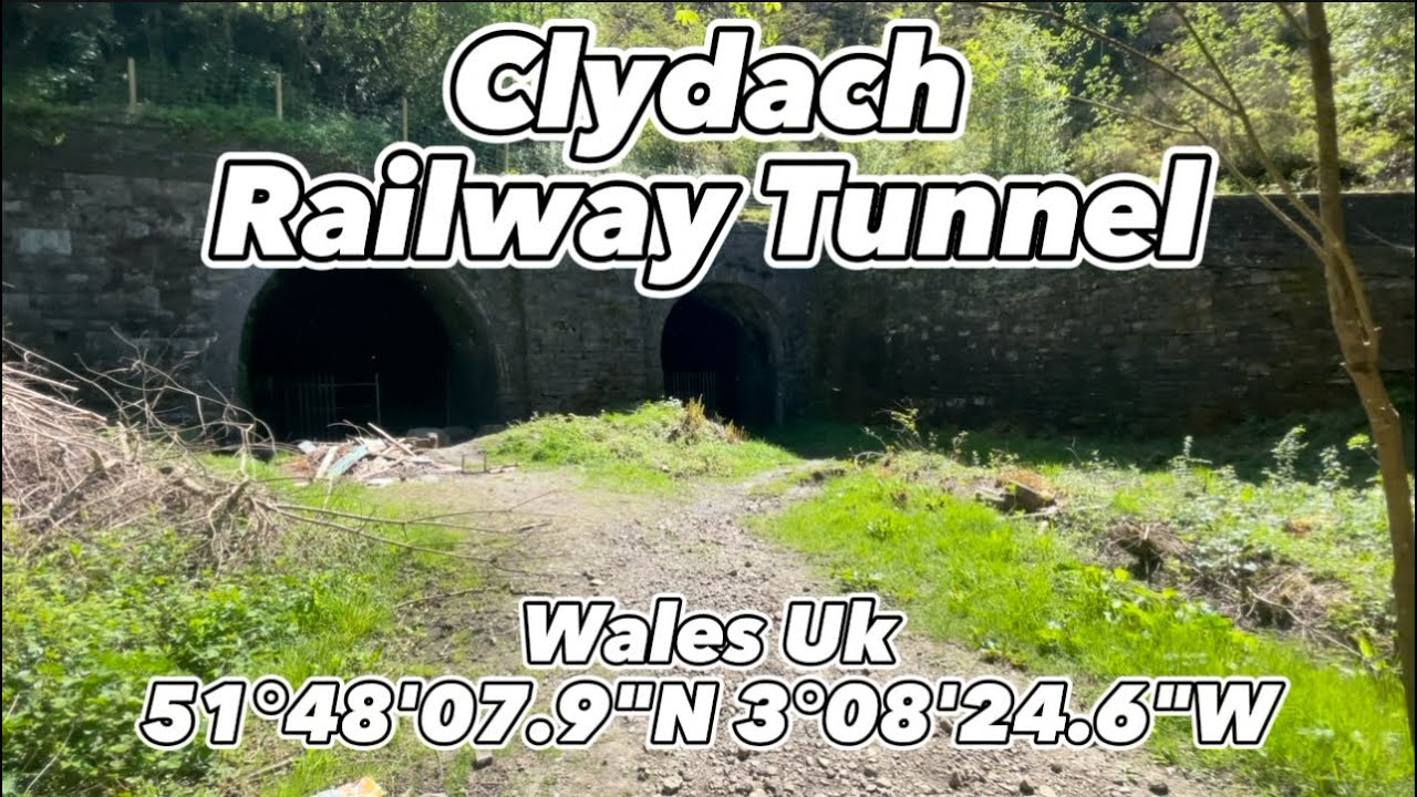 Abandoned Clydach Railway Tunnel Wales Uk #tunnel #railway #wales #clydach #uk#walkingtour #2025#fyp