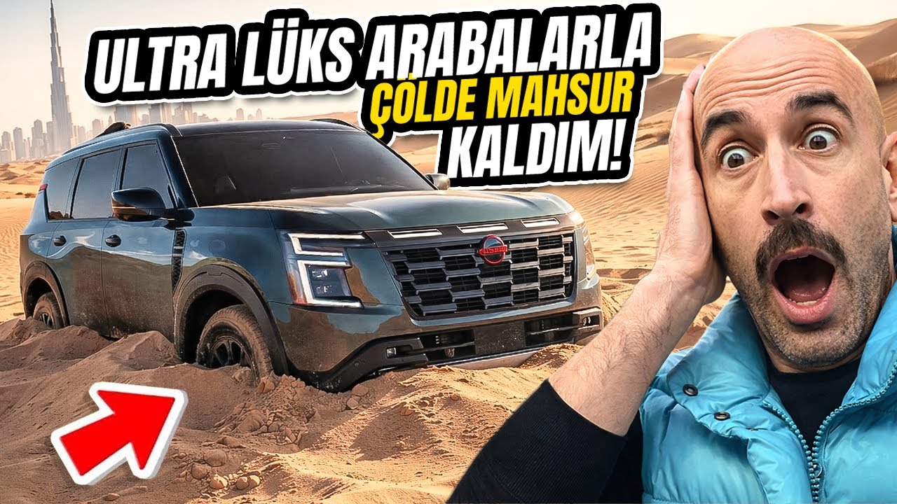 ÇÖLDE YARIŞTIK, PATROL’LE KUMA SAPLANDIK! 😳