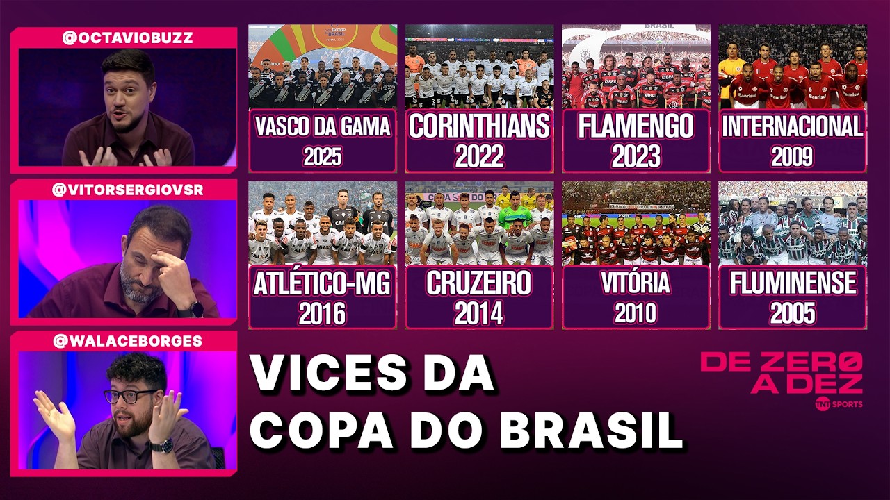 QUAL FOI MELHOR VICE-CAMPE&Atilde;O DE UMA COPA DO BRASIL NO S&Eacute;CULO? | DE ZERO A DEZ
