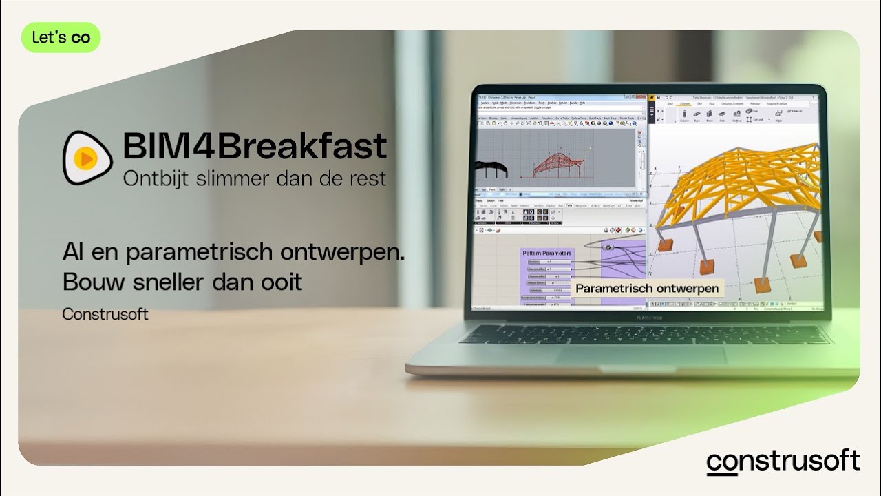 BIM4Breakfast webinar | AI en parametrisch ontwerpen, bouw sneller dan ooit! | Construsoft