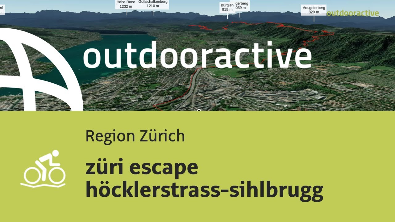 Gravel-Bike Tour in der Region Zürich: züri escape höcklerstrass-sihlbrugg