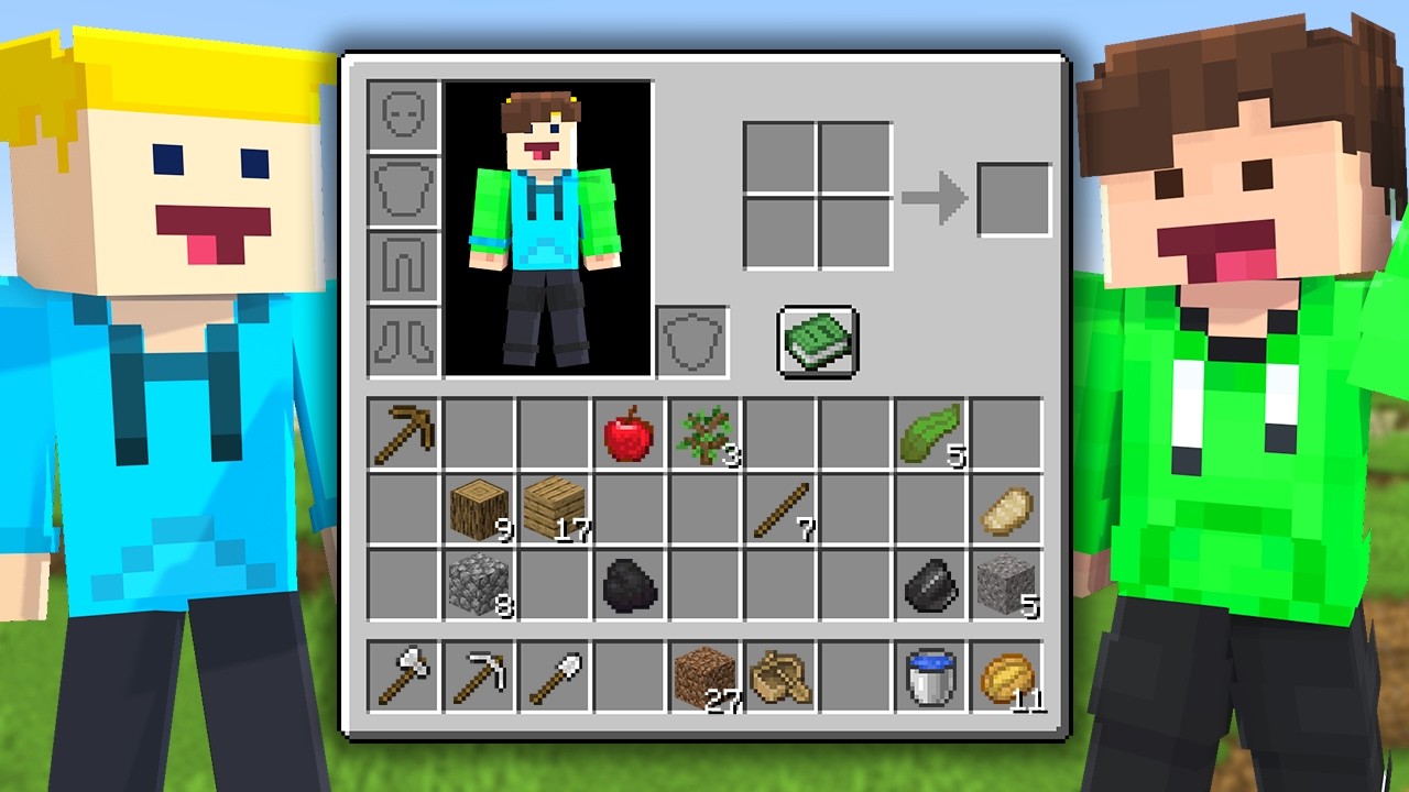 Minecraft... Men Vi DELAR Inventory