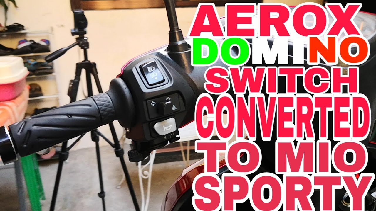 AEROX DOMINO SWITCH CONVERTED FOR SPORTY/SOULTY INSTALLATION TUTORIAL