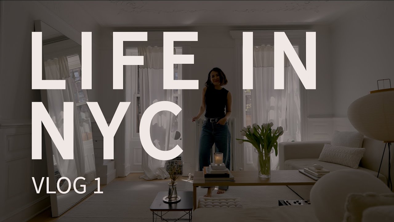 NYC VLOG 1 - Q&As, my Brooklyn apartment, tuna salad on toast, & 5 spring jackets