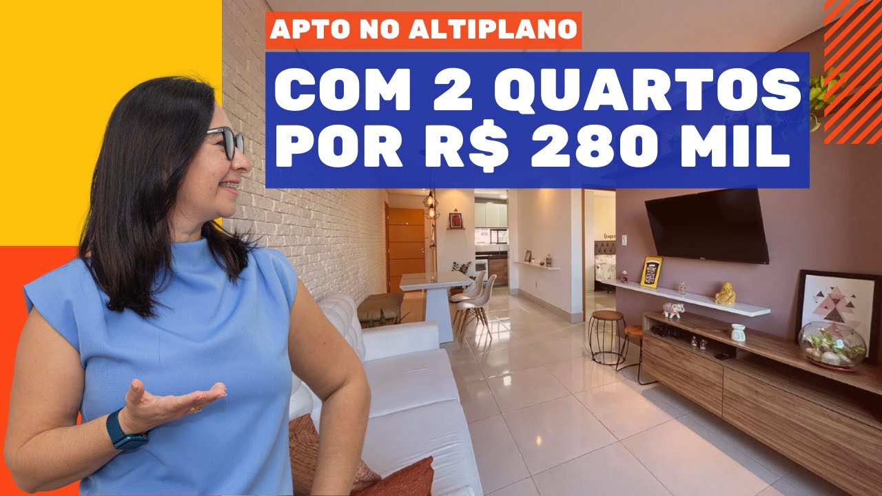 Vendido🚫Apto com 2 quartos por de R$ 280 Mil com móveis planejados no Altiplano João Pessoa - PB