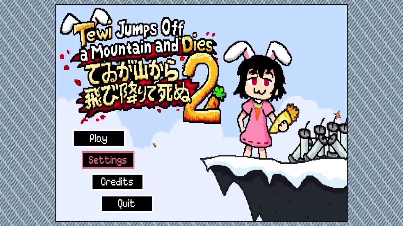 Tewi Jumps Off A Mountain And Dies 2 - Touhou Station Jam 2026 Playthrough