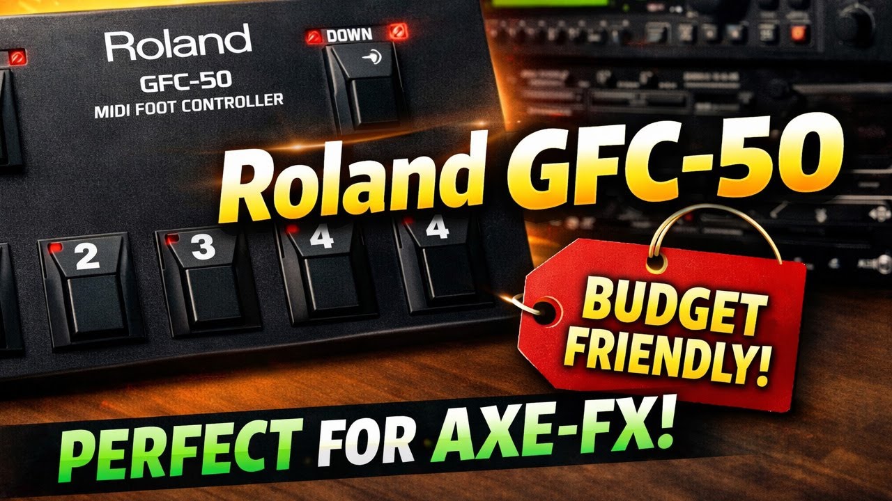 Roland GFC‑50 – Best Cheap Foot Controller for Axe‑FX | Budget MIDI Rig