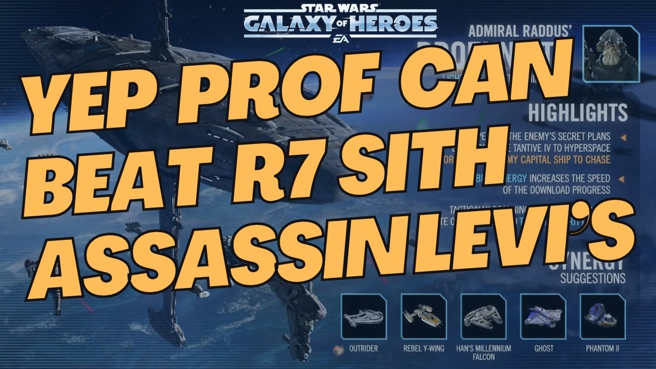 Profundity beating 7* Leviathan with r7 Sith Assassin still!