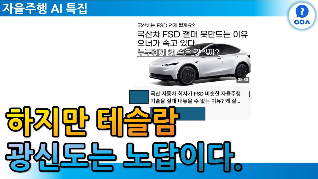 FSD 런칭기념, 자율주행 AI 특집