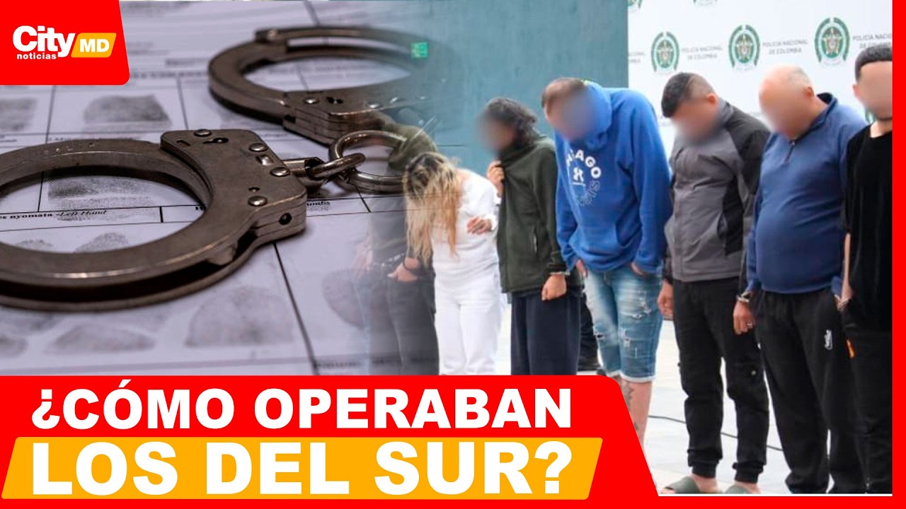 Los del Sur desmantelados: La banda que sembró terror en Bogotá | City Noticias Medio Día