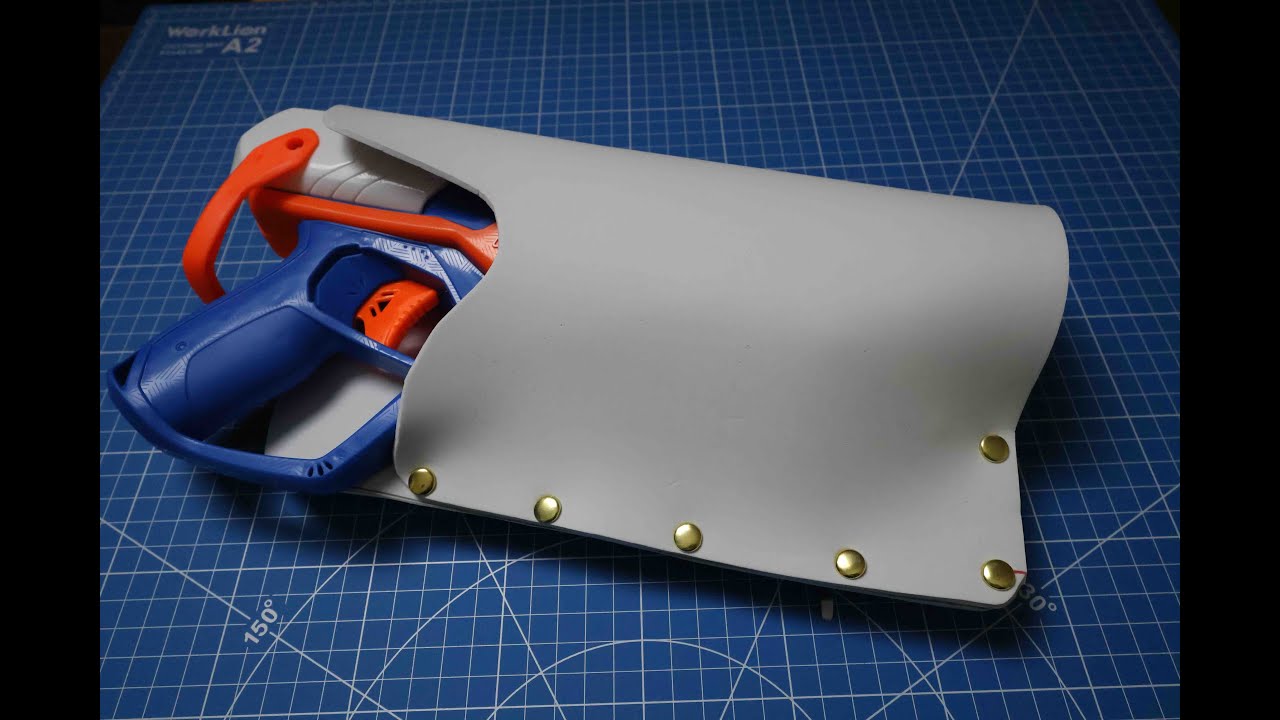 Making a Nerf Holster Pattern from EVA Foam