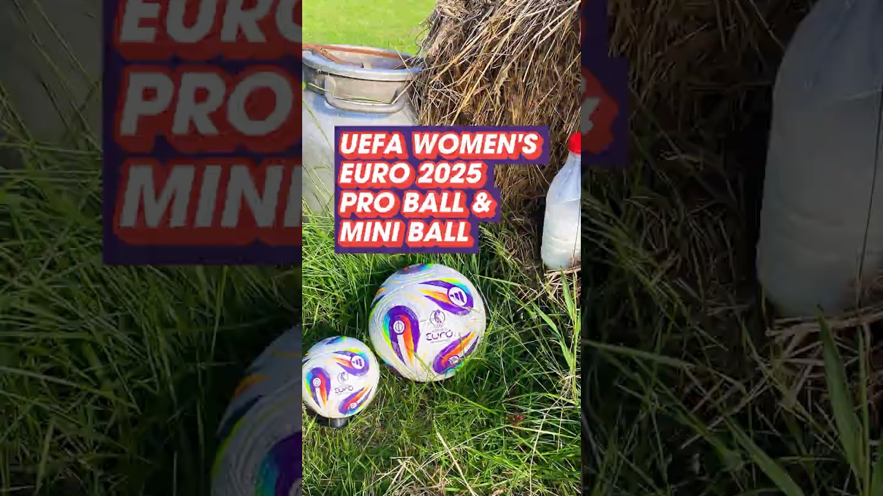 ASMR UNBOXING - UEFA Women's Euro 2025 Pro & Mini Ball #football #футбол #fu&szlig;ball #switzerland
