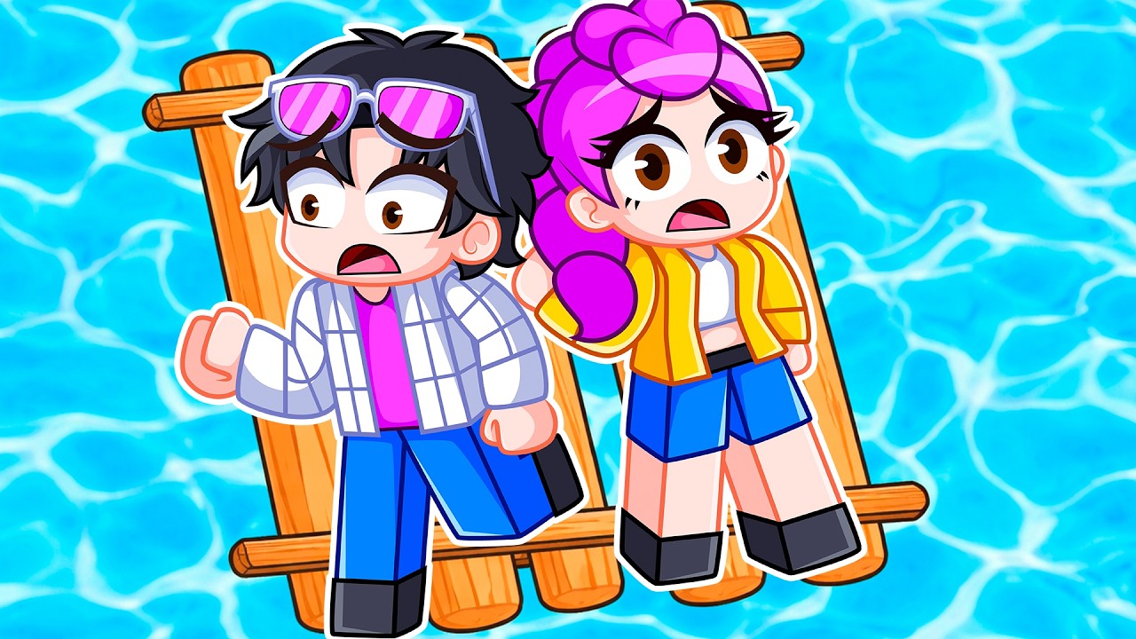TRAPPED at SEA with JINU in Roblox!😱