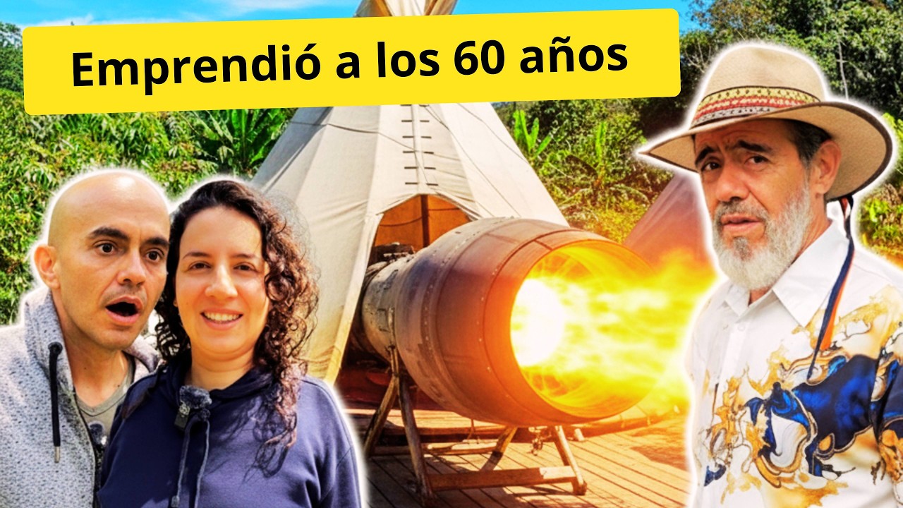 Montó un 🏕️Glamping a los 60 años 🚀Hoy Luchan en el Aeropuerto