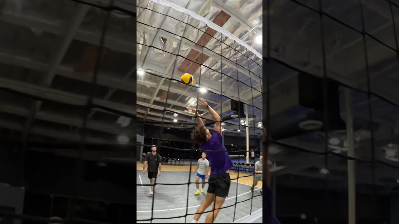 She Launched Herself to Keep It Alive — Crazy Volleyball Save 💨🏐