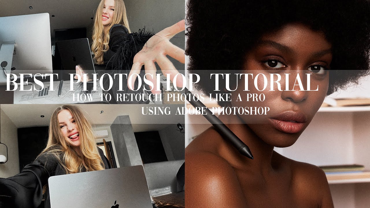 Skin retouching - Best photoshop tutorial. Dodge&burn