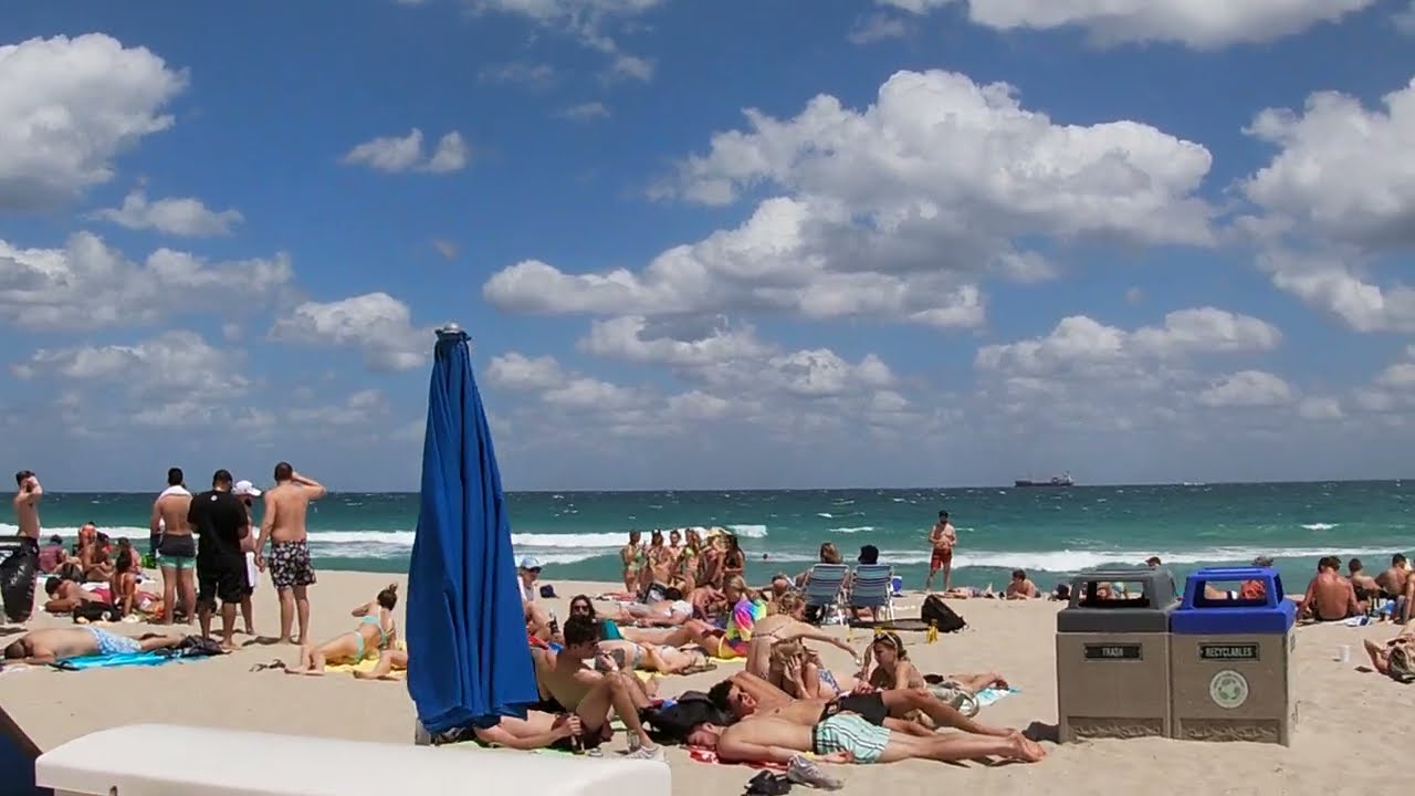 Spring Break Fort Lauderdale Beach Walk