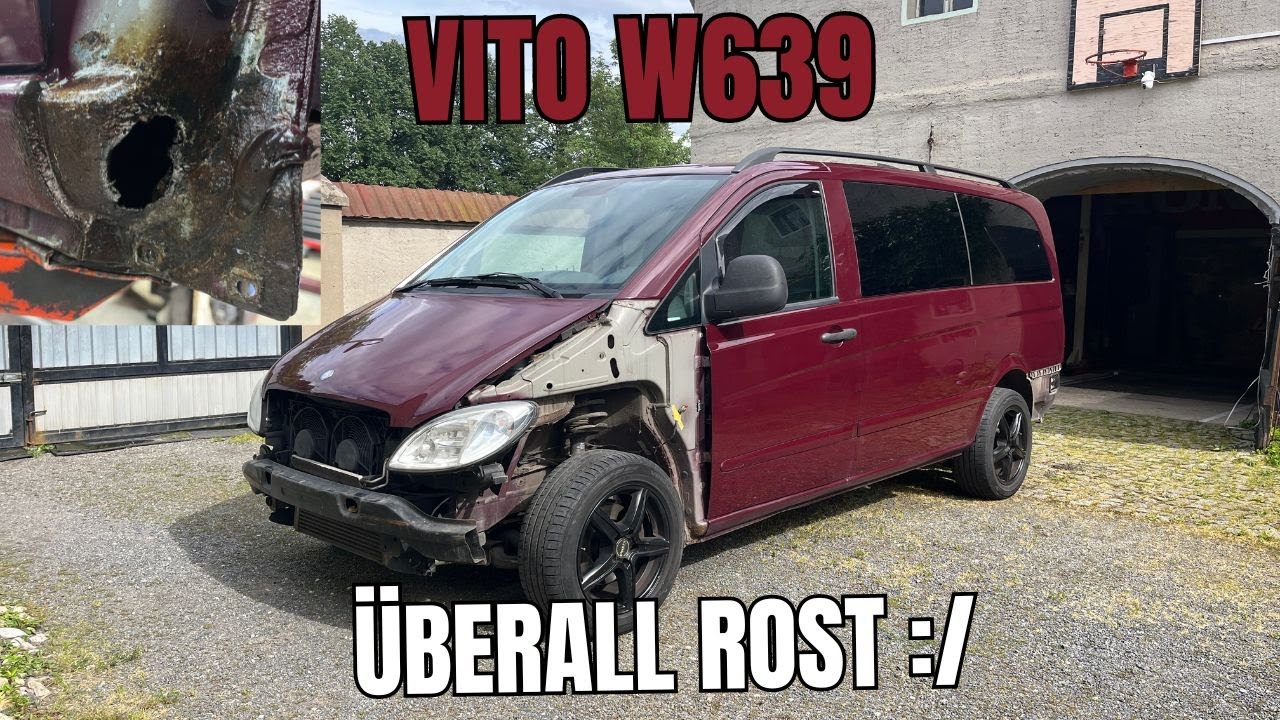 Mercedes Vito / Viano W639 übliche Roststellen die jeder kennen sollte