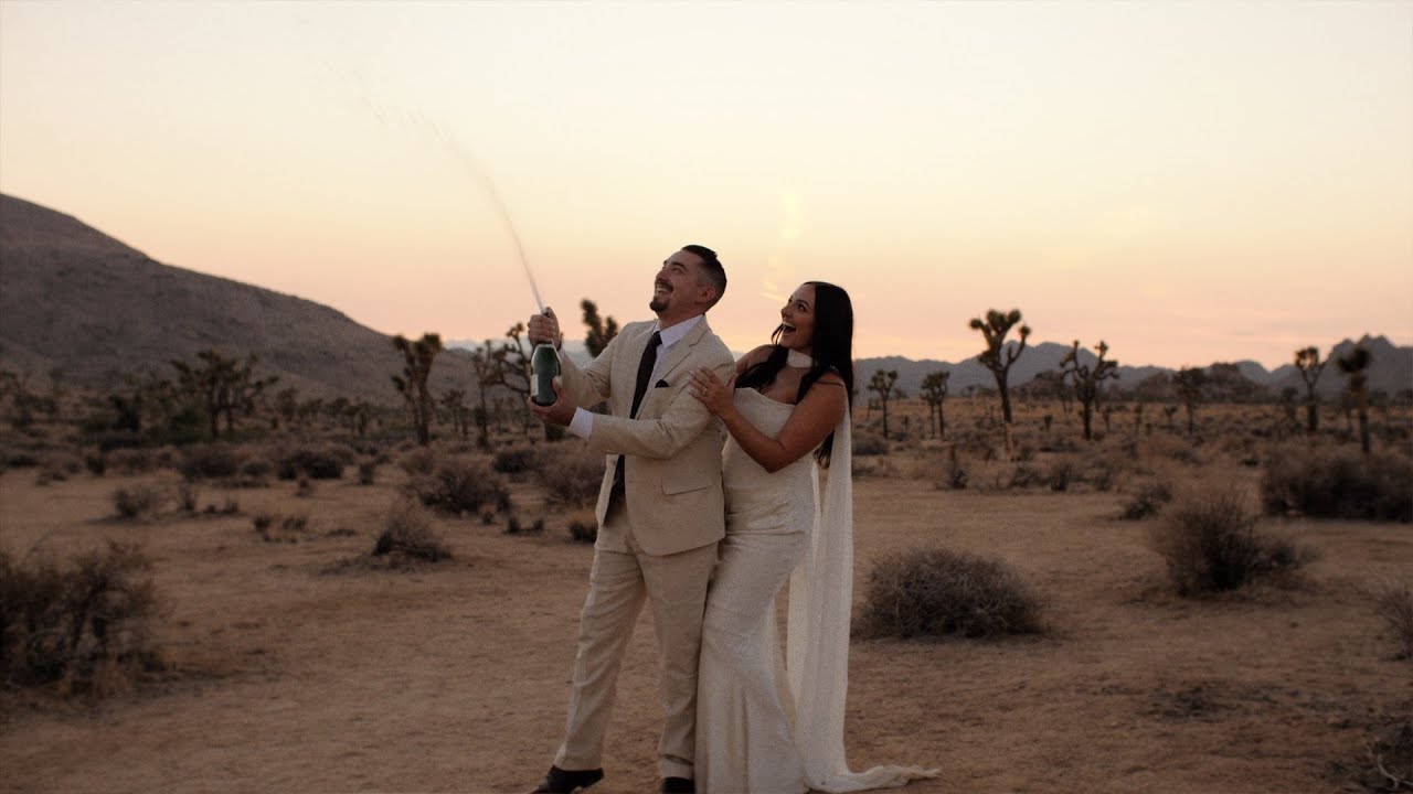 Intimate Micro Wedding In Joshua Tree | Wedding Videography