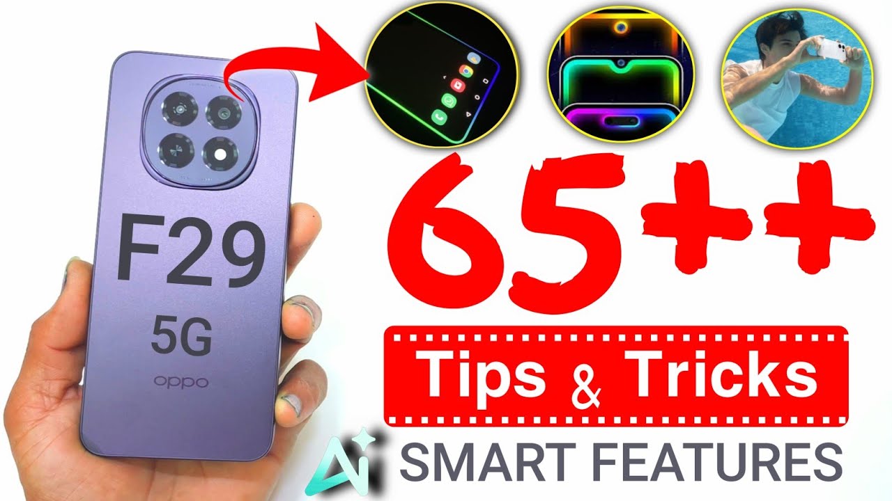 Oppo F29 5G Tips and Tricks In Hindi | Oppo F29 Hidden Features | Top 65+