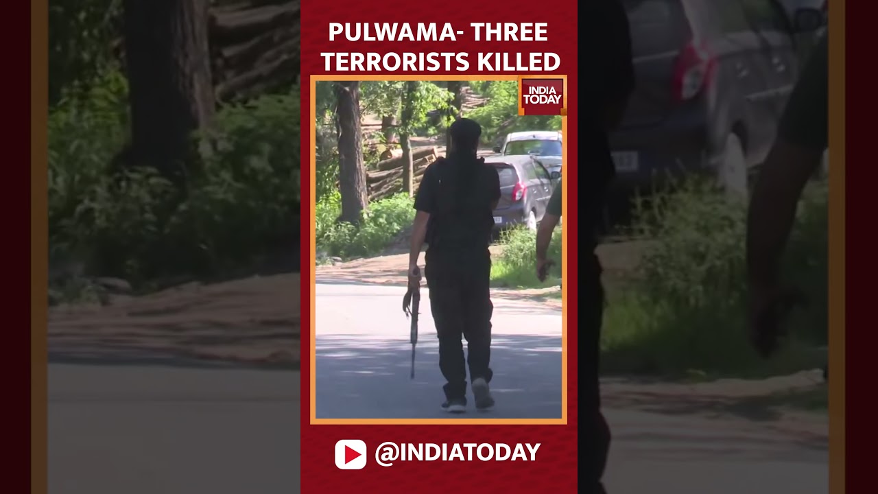 Three Terrorists Killed In Encounter In Pulwama District Of Jammu And Kashmir: Police