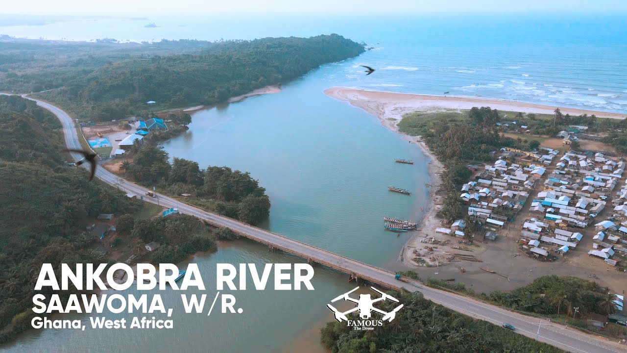 Cinematic Drone Tour Of Ankobra River, Western Region | Famous The Drone.
