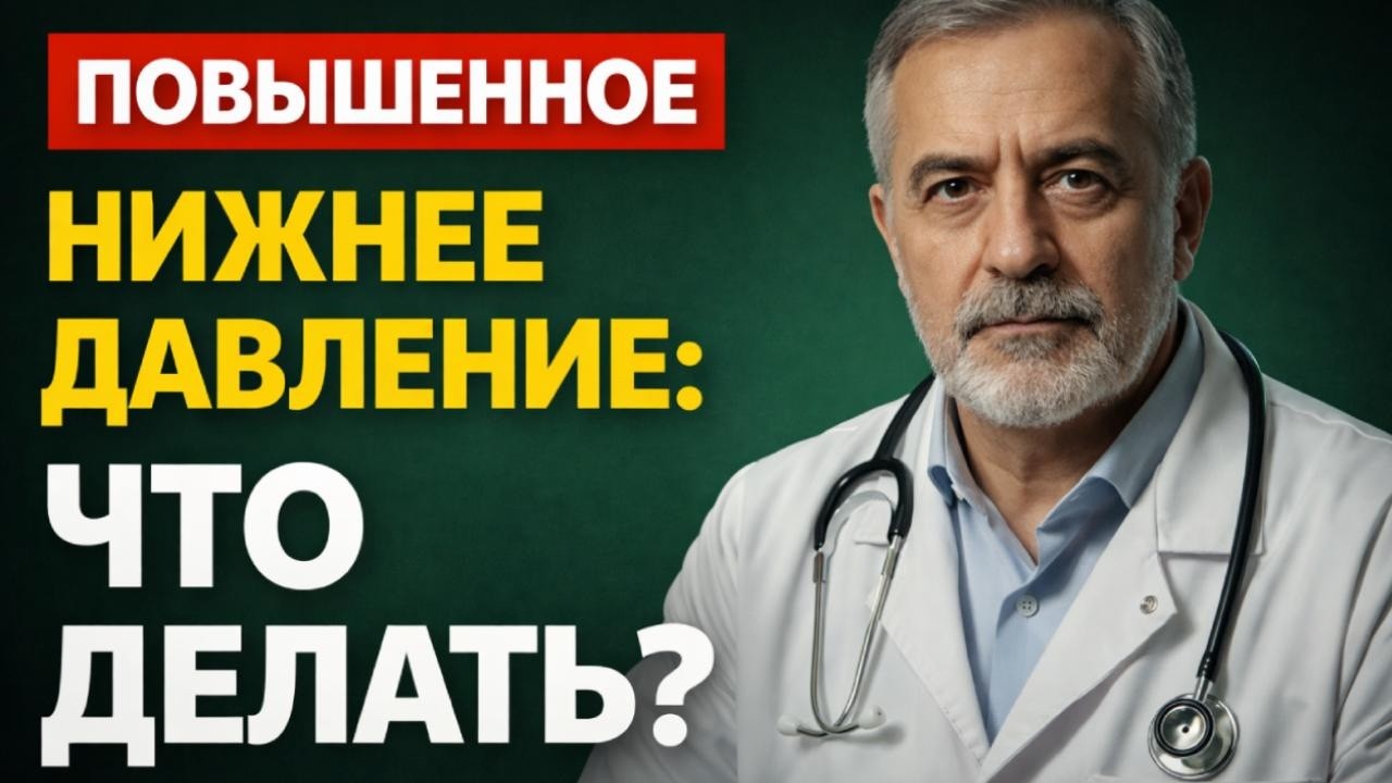 Самая опасная цифра на тонометре: нижнее давление И как его снизить