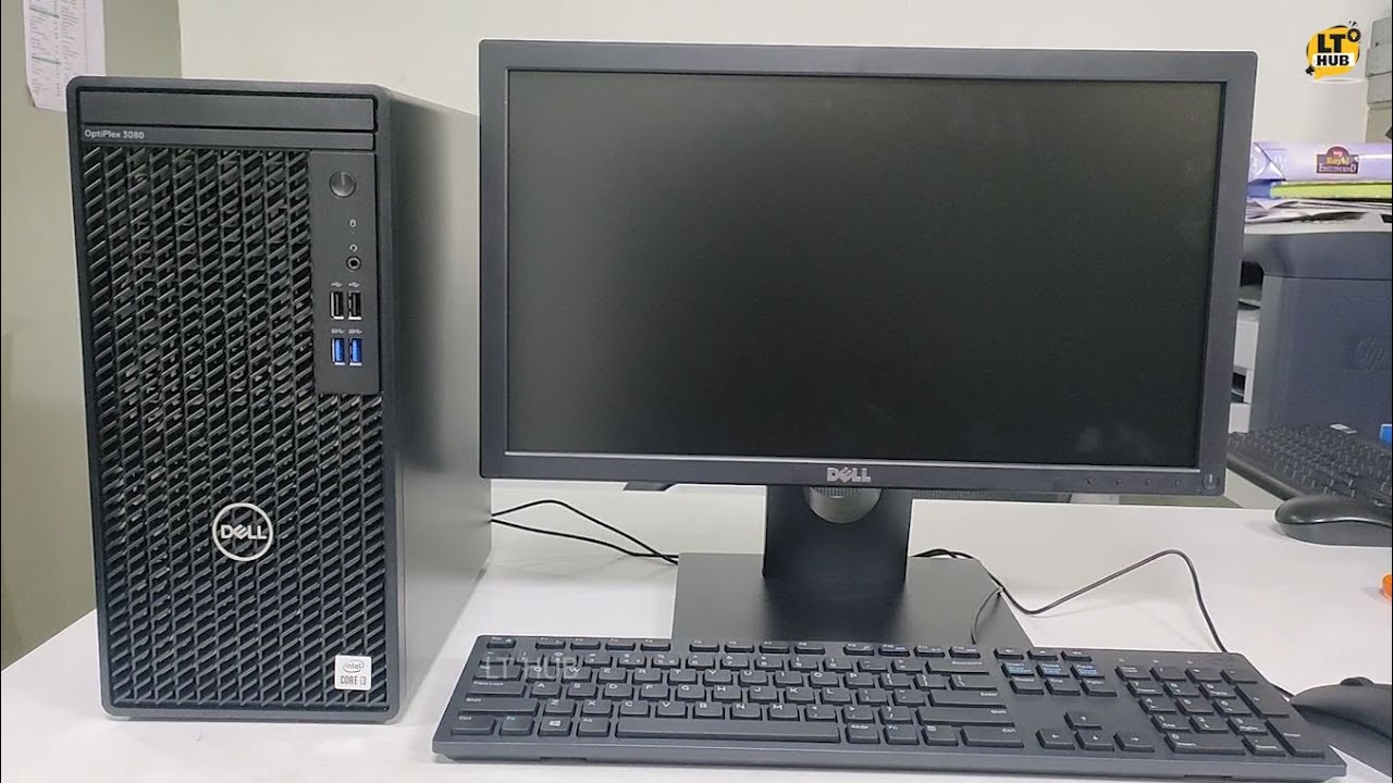 Dell Desktop Unboxing | Dell Optiplex 3080 10th Gen Desktop Computer Unboxing & First Look | LT HUB