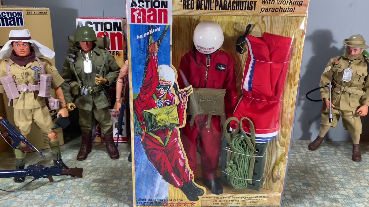 Action Man 40th Anniversary collection including uniforms..
