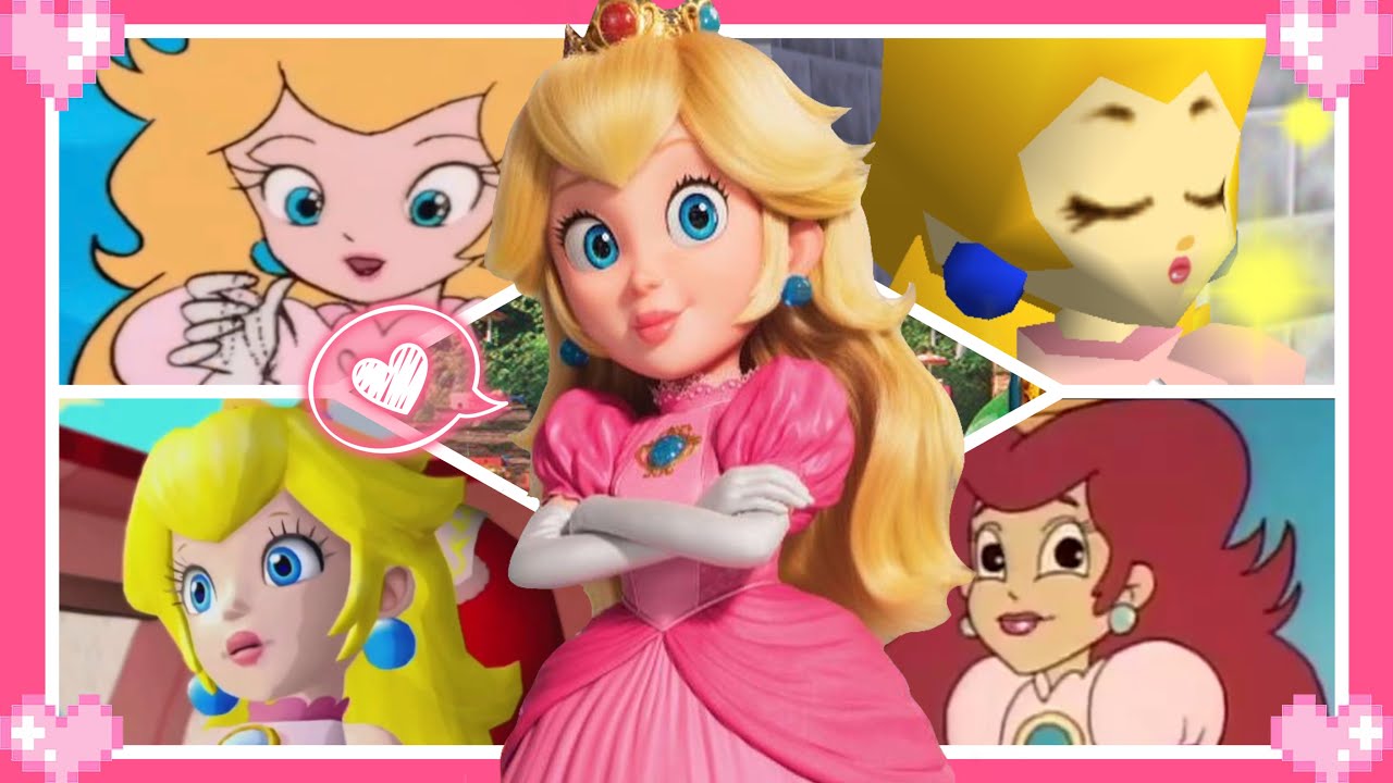 💗 Princess Peach full voice evolution 💗