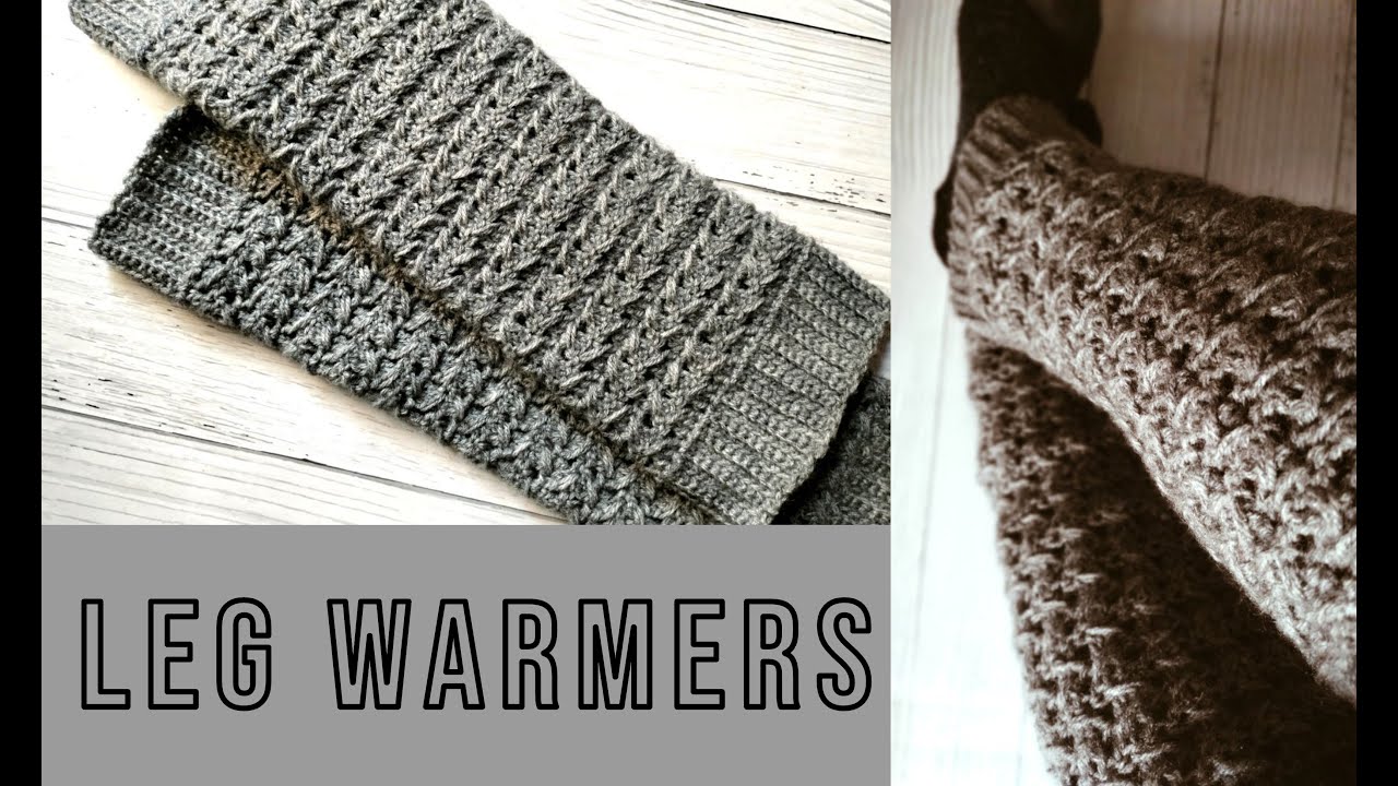 Простые гетры для вязания крючком | Гетры для взрослых для начинающих