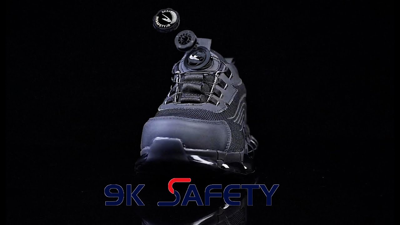 9KSafety Reel Knob Lacing System For Steel Toe Shoes GS8826