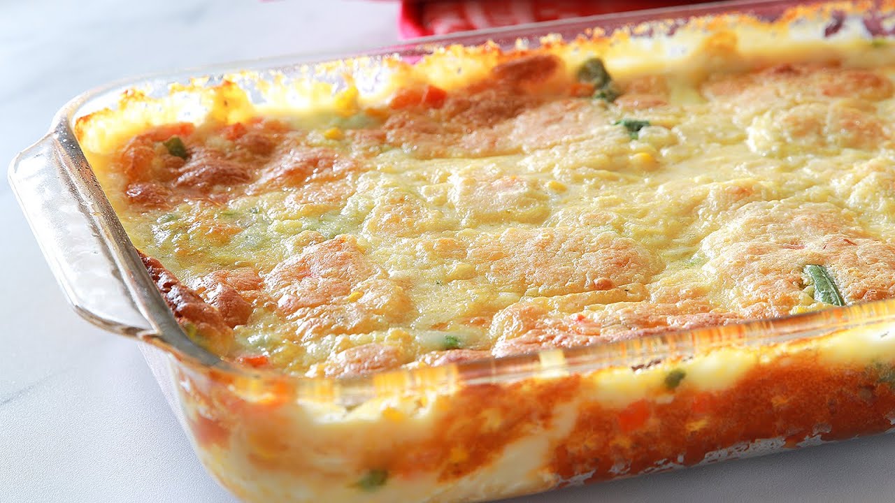 Chicken Cobbler with Red Lobster Biscuit Mix