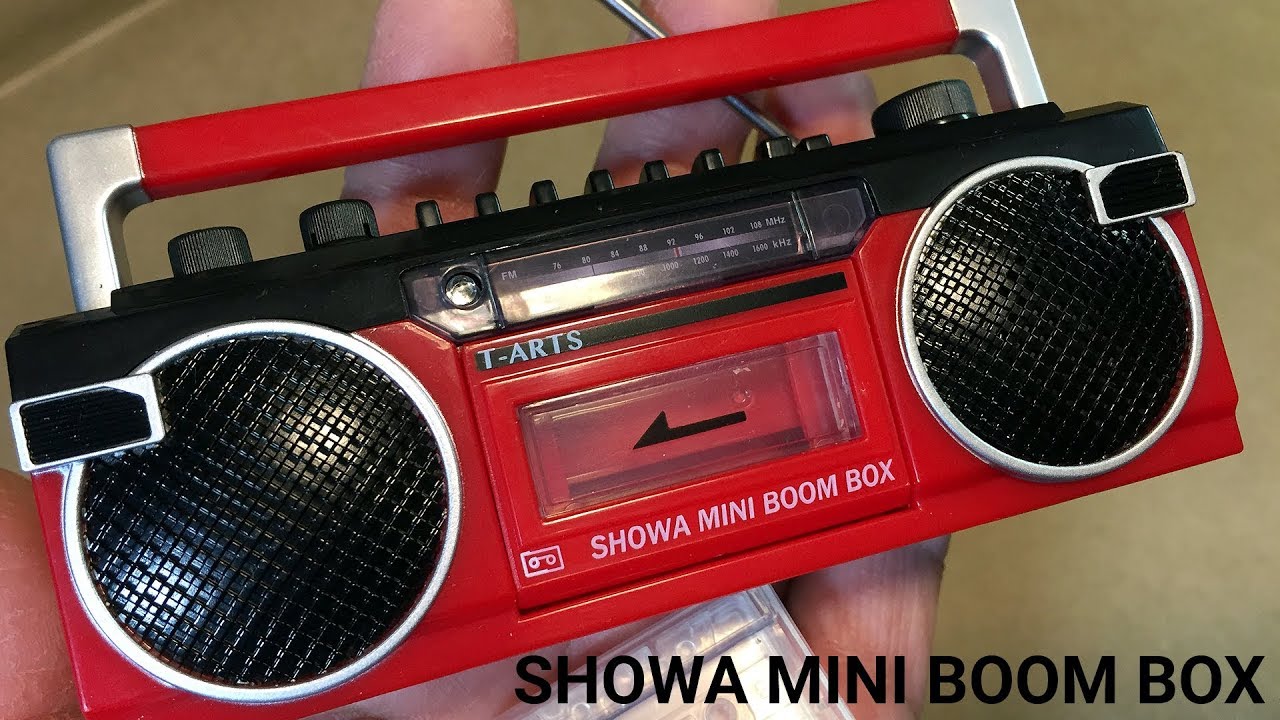 Unboxing the world smallest boombox from TakaraTommy Japan