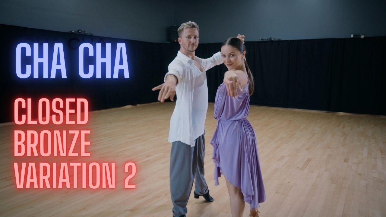 Cha Cha Basic Syllabus Closed Bronze Variation 2 by Andrii Voloshko and Kateryna Kyrylenko