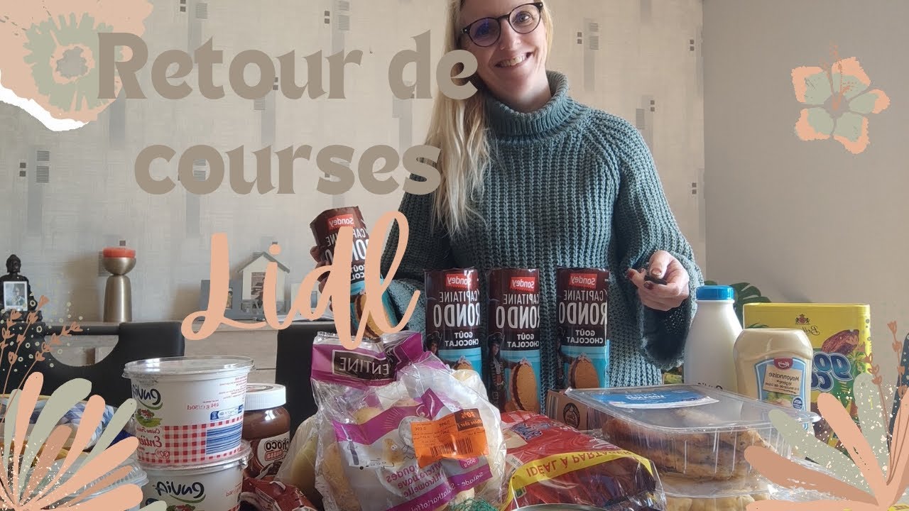 Retour de courses lidl, ça m'avait manqué !!