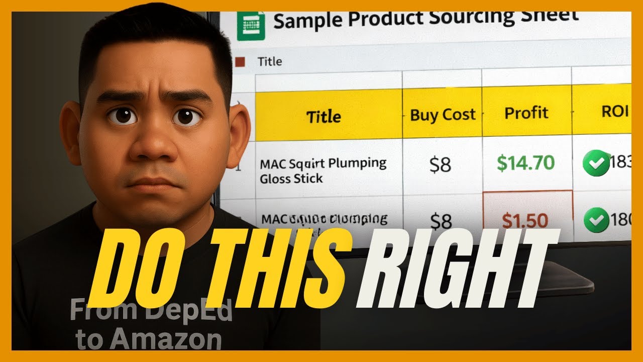 Amazon Product Research Sheet Tutorial | Proper Data Entry for Beginners