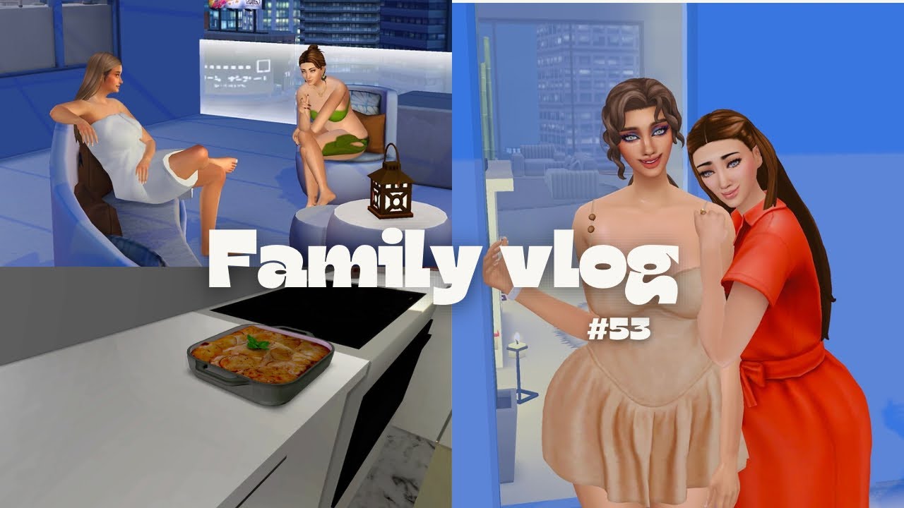 Sims 4 Vlog | Family vlog part 1 🏡🧑‍🧑‍🧒