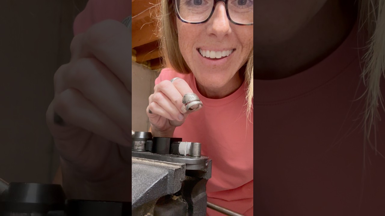 How I make a spiral/wrap spoon ring #spoonring #ringmaker #ringbender #upcycle #diy #jewelry
