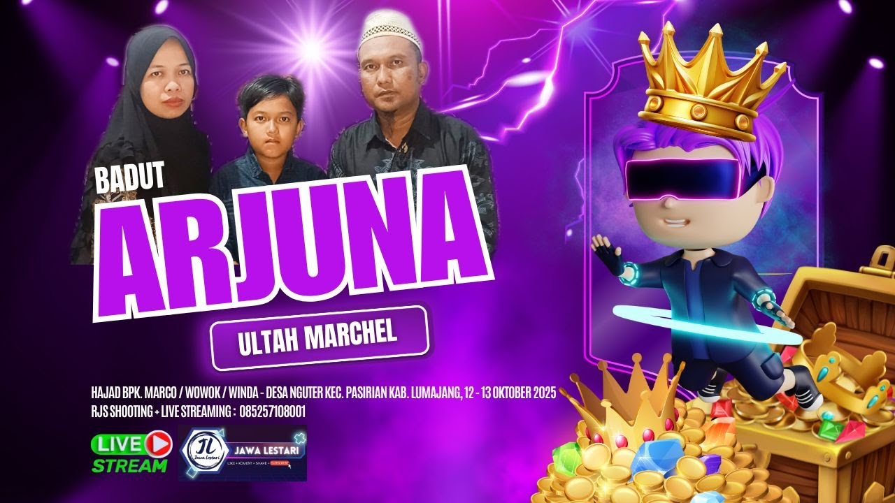 1. LIVE ULTAH MARCHEL HAJAD BPK WOWOK / WINDA DESA NGUTER, 12 - 13 OKTOBER 2025 // ARJUNA BADUT