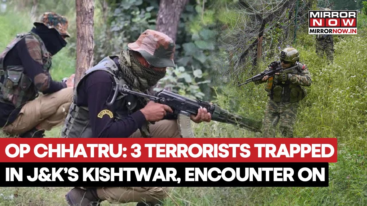 Operation Chhatru: 2-3 Terrorists Trapped In J&K's Kishtwar, Indian Army Launches Massive Search Ops