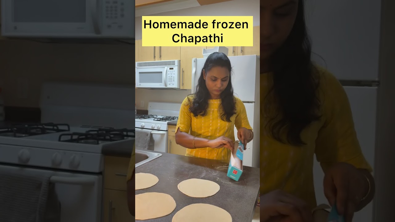 Homemade Frozen Chapati #chapatimaking #healthyfood #lunchbox
