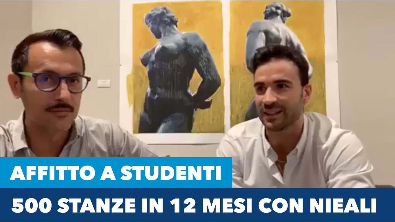 Affitti a studenti: 500 stanze in 12 mesi con NIDEALI.