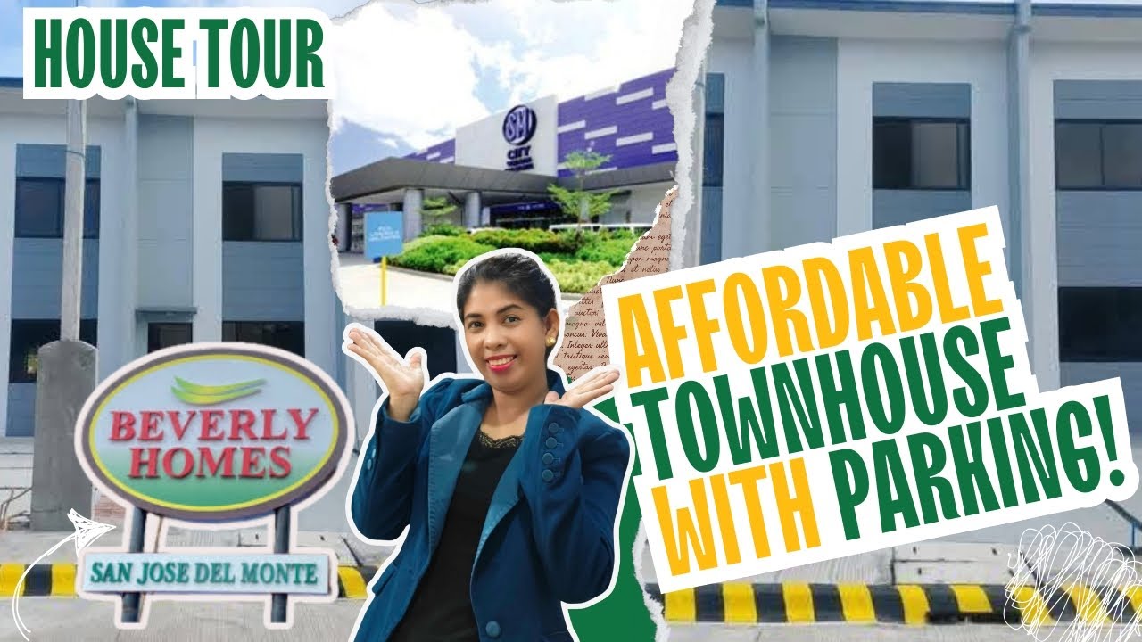 Pinaka murang Townhouse w/ Parking in San Jose del Monte Bul! Beverly Homes  Near QC! #houseforsale
