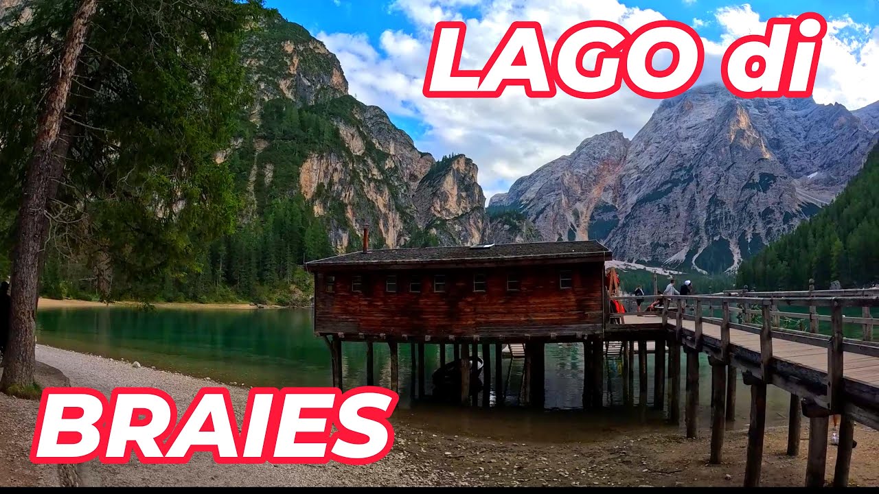 LAGO DI BRAIES: LA PERLA DELLE DOLOMITI IN ESTATE - 4K ULTRA HD
