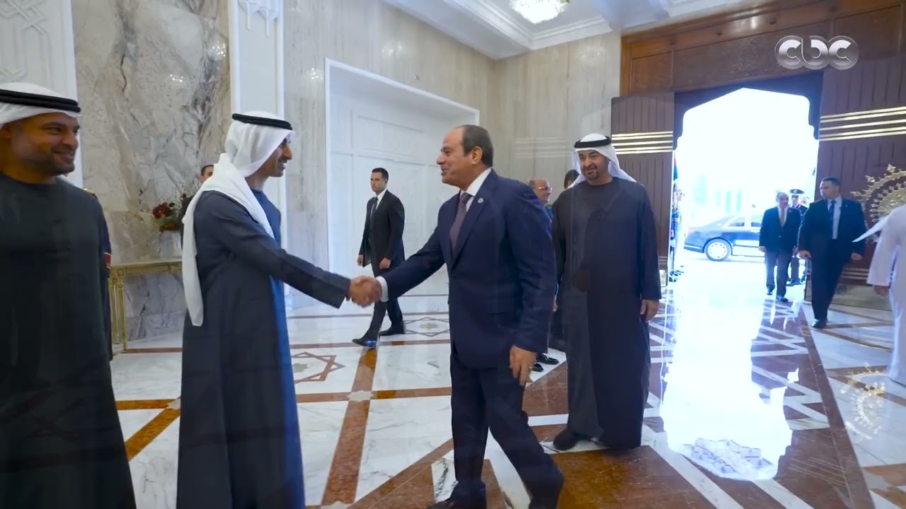 الرئيس عبد الفتاح السيسي يستقبل الشيخ محمد بن زايد آل نهيان رئيس دولة الإمارات بقصر الاتحادية