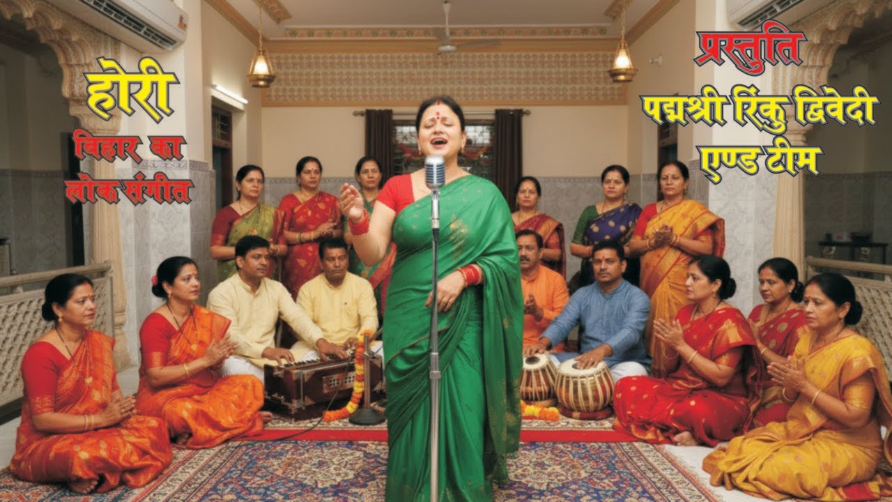 HORI, FAAG, Folk of Bihar | फ़ाग | होरी | बिहार का लोक संगीत | पद्म श्री रिंकू द्विवेदी #folkmusic