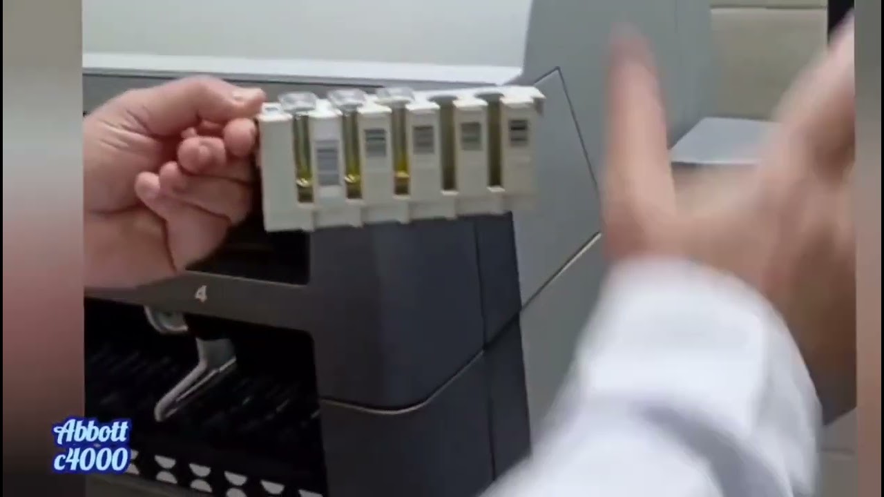 كيفية تشغيل جهاز الــ(Abbott chemistry) / د. أيوب جعيدي