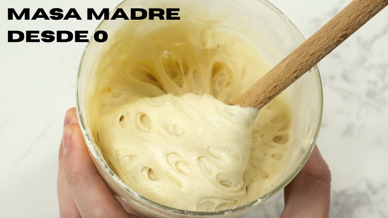 Cómo hacer masa madre perfecta | 6 días, harina común, resultados garantizados ✅